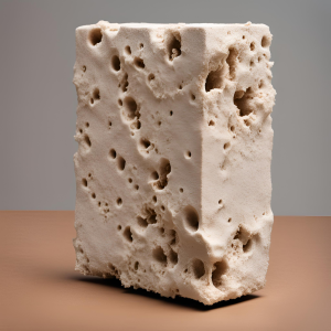 Mushroom Brick - a concrete alternative - AI-Generated Mushroom Brick - a concrete alternative - AI-Generated